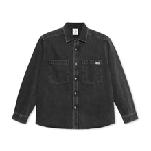 Load image into Gallery viewer, Polar - Mike L/S Denim Shirt - Silver Black
