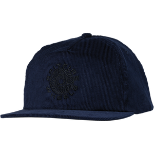 Spitfire - Classic '87 Swirl Dark Blue Corduroy Snapback Hat