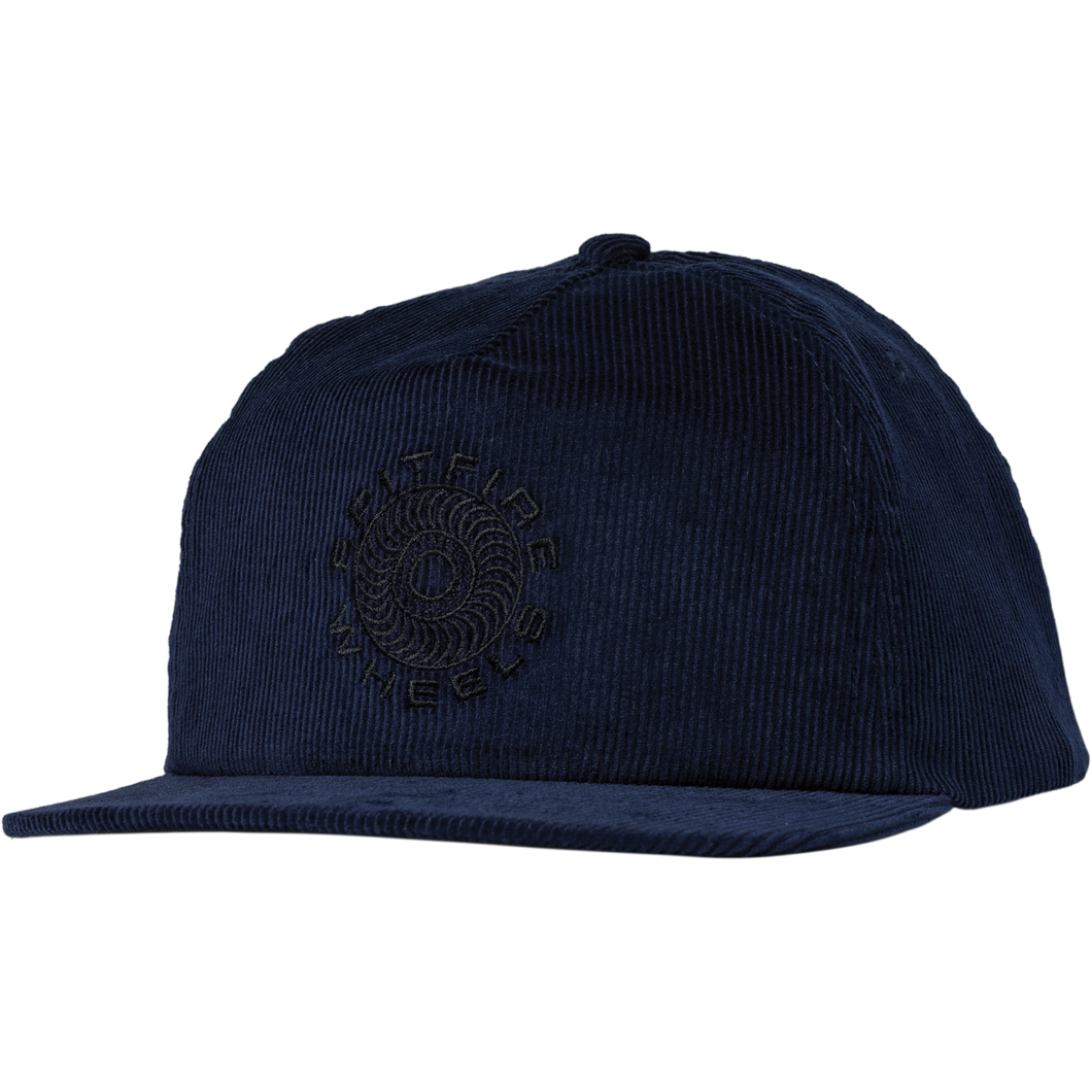 Spitfire - Classic '87 Swirl Dark Blue Corduroy Snapback Hat