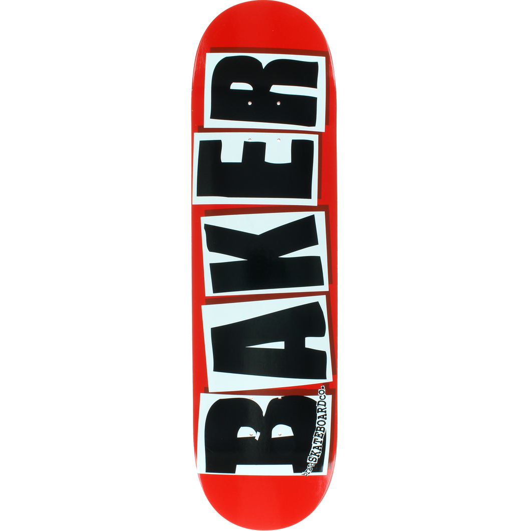 Baker - Brand Logo Deck Red/Black 8.38