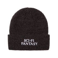 Load image into Gallery viewer, SCI-FI FANTASY - Mixed Yarn Logo Beanie
