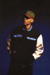 Butter Goods - Blue Note Varsity Jacket, Navy / Cream