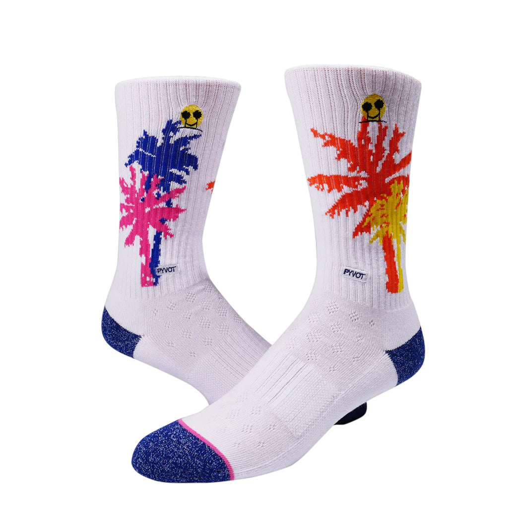 Pyvot - Re Lax Sunset Palms Socks